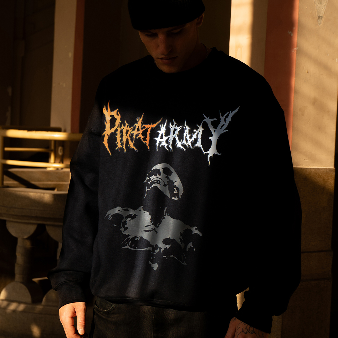 Crewneck Pirat Army - Black 